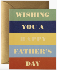Color Block Fathers Day Card