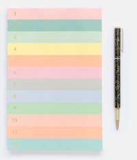 Numbered Memo Notepad 2