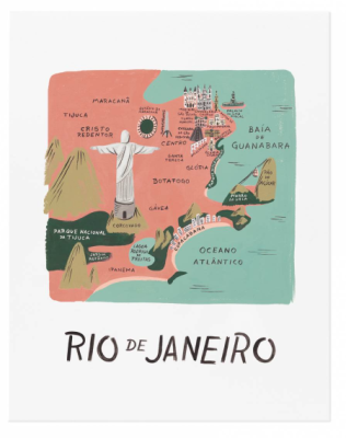 Rio de Janeiro Art Print - Rifle Paper Co