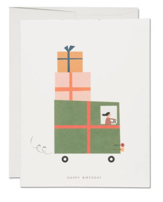 Gift Truck - Red Cap Cards