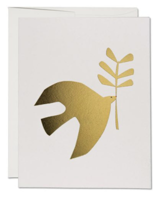Peace Dove Card - Red Cap Cards
