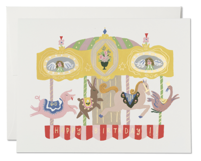 Merry Go Round Card - Red Cap Cards