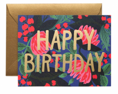 Floral Foil Birthday - Rifle Paper Co.