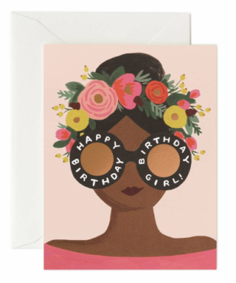 Flower Crown Girl Card - Rifle Paper Co.