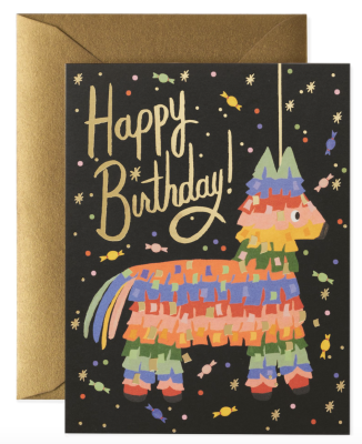 Pinata Birthday Greeting Card - Rifle Paper