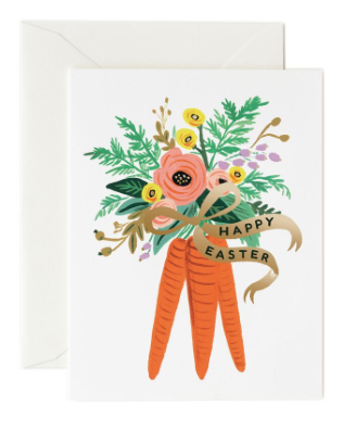 Carrot Bouquet Card - Osterkarte