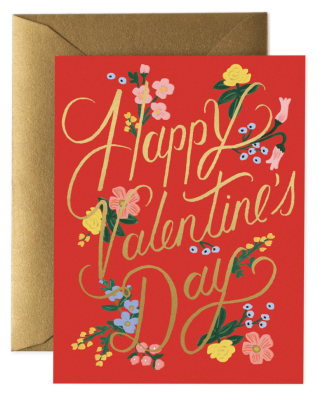 Rouge Valentines Day Card - Greeting Card