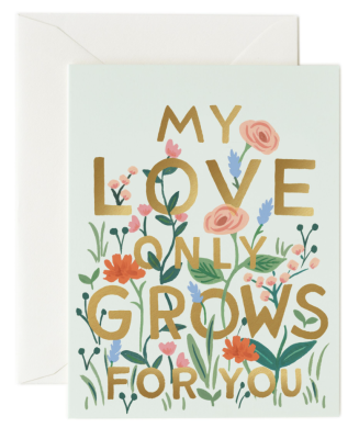 Love Grows Card - Greeting Card
