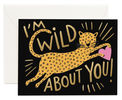 Wild About You Card - Greeting Card