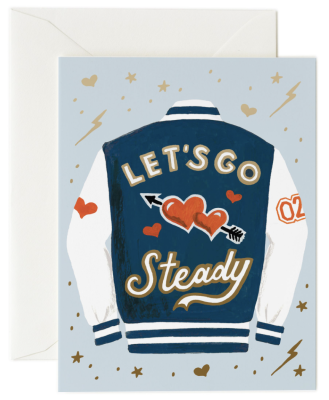 Lets Go Steady Card - Rifle Paper