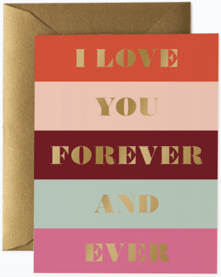 Color Block Love Card - Rifle Paper