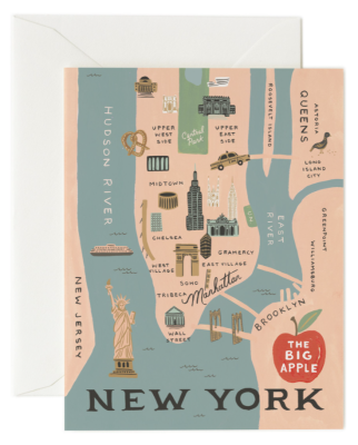 New York Card - Greeting Card