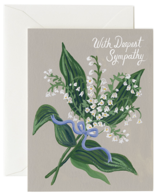Lily Of The Valley Card - Rifle Paper