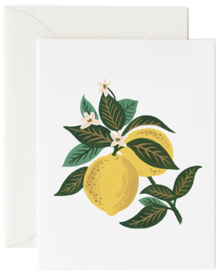Lemon Blossom Card - Rifle Paper