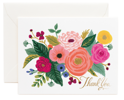 Juliet Rose Thank You - Rifle Paper Co.