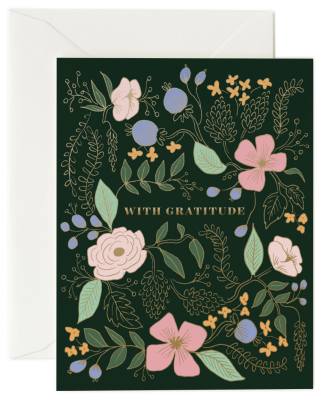 With Gratitude Card - Rifle Paper