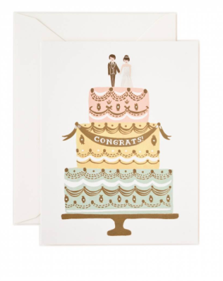 Congrats Wedding Cake - Rifle Paper Co.