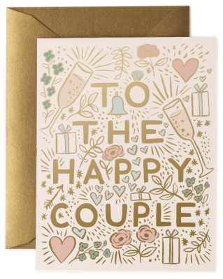 To The Happy Couple Card - Rifle Paper