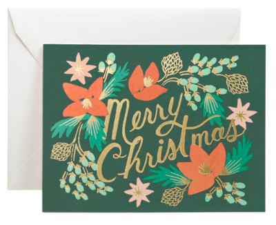 Wintergreen Christmas Card - Rifle Paper Co.