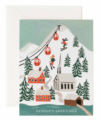 Holiday Snow Scene Card - Rifle Paper Co.