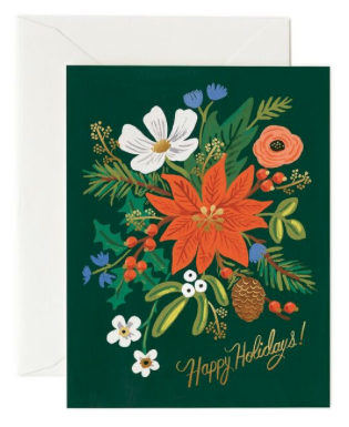 Holiday Bouquet Card - Grußkarte