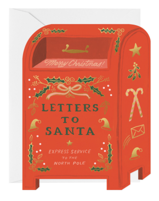 Letters To Santa Card - Greeting Card