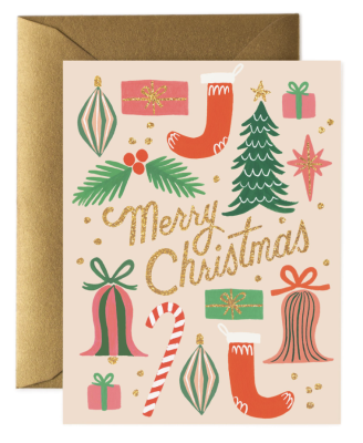Deck The Halls Card - Rifle Paper