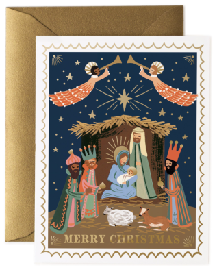 Christmas Nativity Card - Rifle Paper
