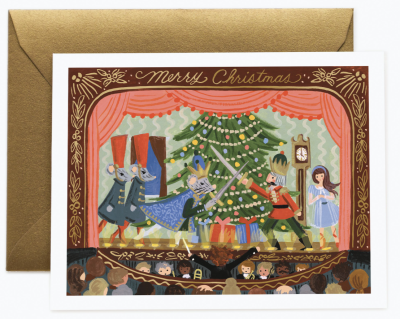 Nutcracker Christmas Greeting Card - Rifle Paper Co