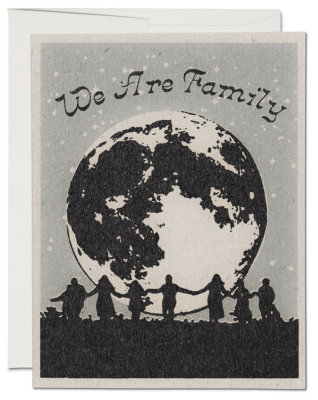 We are Family Card - Red Cap Cards