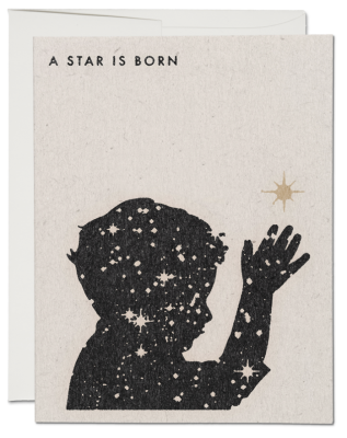 A Star is Born Card - Red Cap Cards