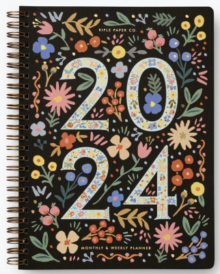 2024 Flores Softcover Spiral Planner - 12 Month Softcover Planner