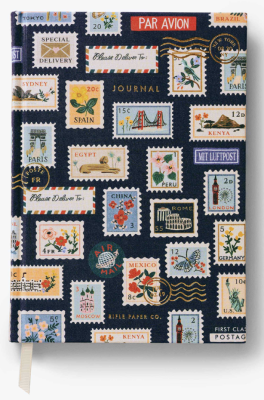 Postage Stamps Fabric Journal - Rifle Paper