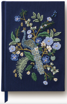 Peacock Embroidered Journal - Rifle Paper Co.