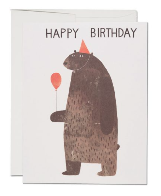 Party Bear - Red Cap Cards