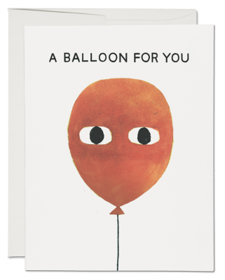 A Balloon Card - Red Cap Cards