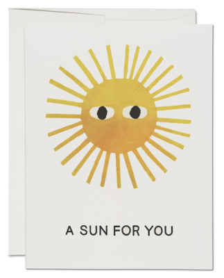 A Sun Card - Red Cap Cards