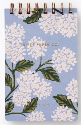 Hydrangea Small Top Spiral Notebook - Rifle Paper Co.