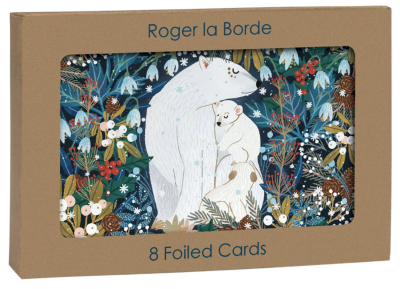 Polar Bear Bower Goldfoil Card Pack - Roger la Borde