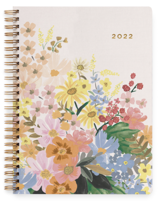 2022 Marguerite Softcover Spiral Planner - 12 Month Softcover Planner