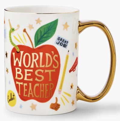 World s Best Teacher Mug - Rifle Paper Co