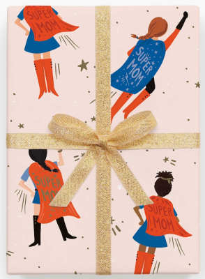 Super Mom Gift Wrap - Geschenkpapier Rifle Paper
