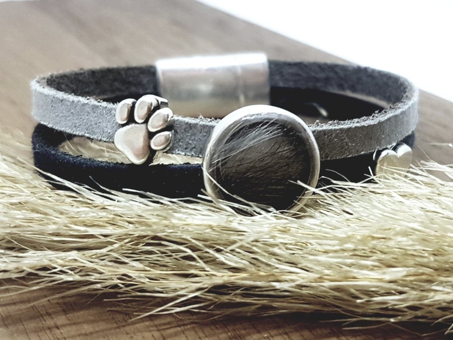Tierhaarschmuck - Armband als Erinnerung an das Haustier