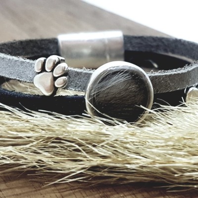 Tierhaarschmuck - Armband als Erinnerung an das Haustier - Erinnerungsschmuck