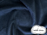 Breitcord Cord dunkles Jeansblau