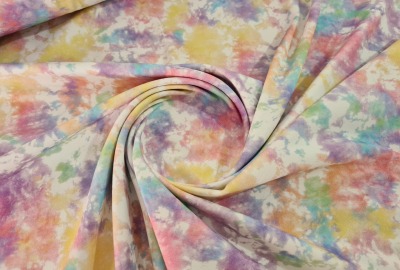 Batik Jersey pastell Farbverlauf Farbexplosion