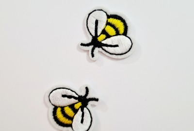 Bügel-Patches Applikation Bügelbild Patch - Biene Bee