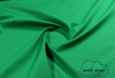 Uni Baumwollstoff smaragdgrün 069