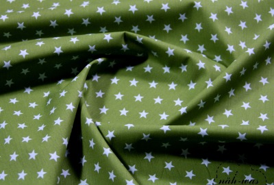 Sterne Baumwollstoff Sternchen grün