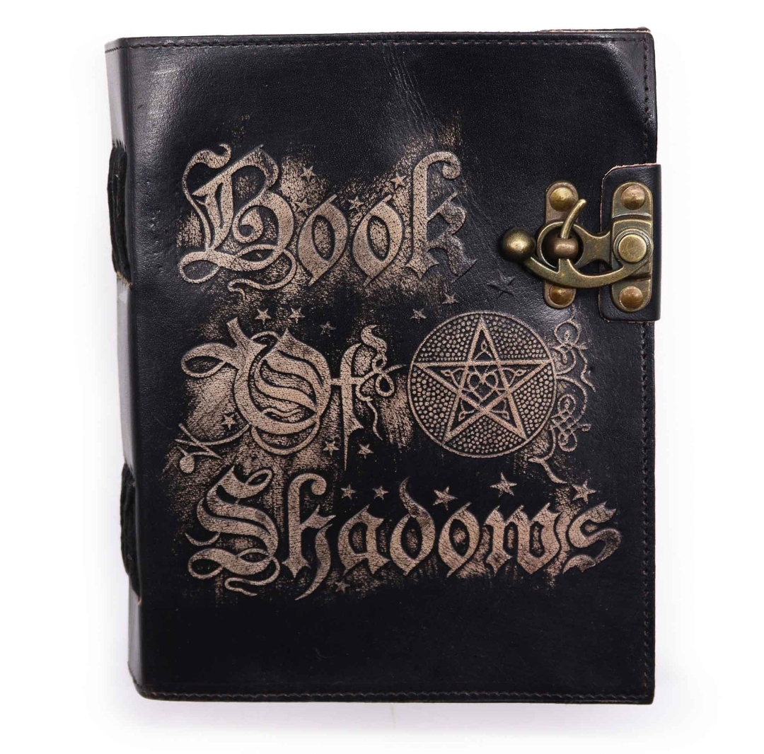 Buch der Schatten, Notizbücher Echtleder, spirituelle Bücher, Book of Shadows, Ritualnotizbuch,